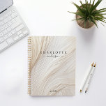 Elegant, waves, planner<br><div class="desc">Customer specific modern, elegant, waves planner.
Just edit your product in a few minutes. You can change the font/size/colour and position using "further personalize".</div>