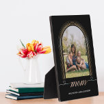 Elegant We Love You Mom Personalized Custom Plaque<br><div class="desc">Elegant We Love You Mom Personalized Custom</div>
