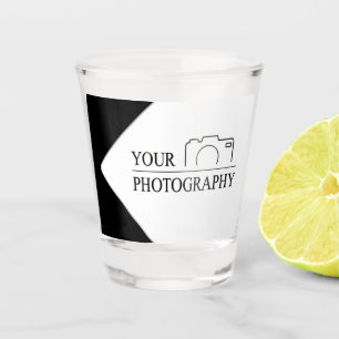 Elegant Wedding Add Personalized Photography Shot Glass