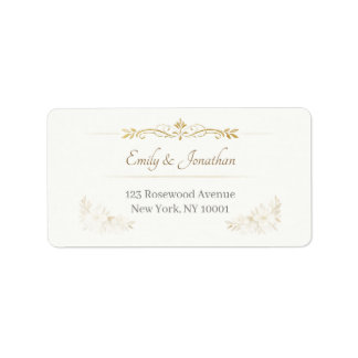 Elegant Wedding Address Labels