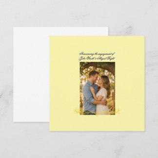 Elegant Wedding Announcement