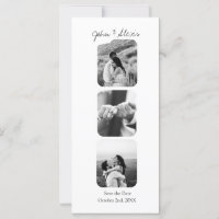Elegant Wedding Announcement Save the Date Photos