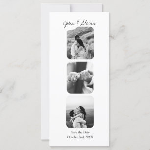 Elegant Wedding Announcement Save the Date Photos