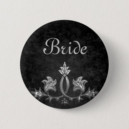 Elegant wedding Bride 2 Inch Round Button