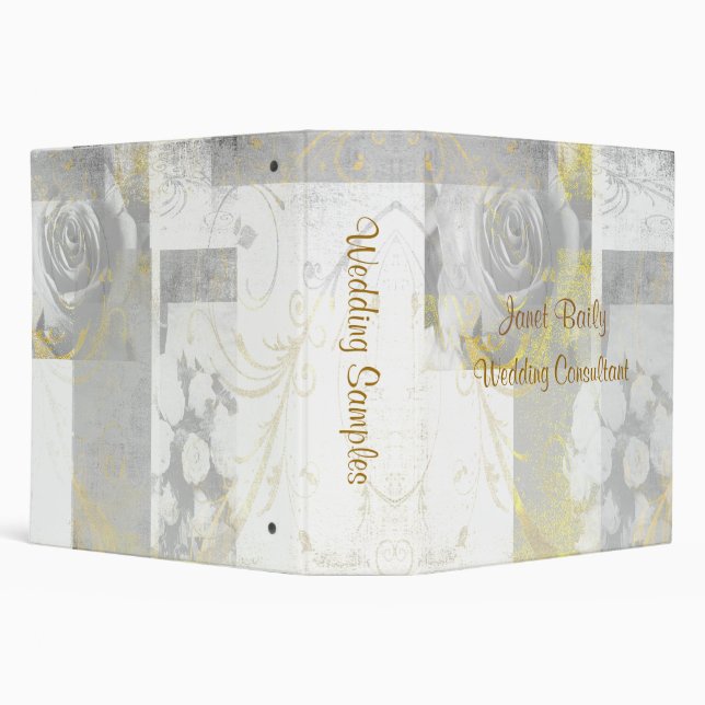 Elegant Wedding Business Binder (Background)