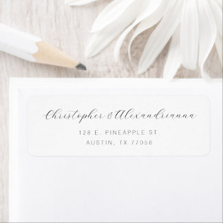 Elegant Wedding Calligraphy Modern Couple Name