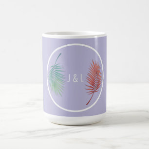 Elegant wedding classic stylized "J & L" monogram Coffee Mug