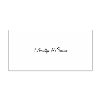 Elegant Wedding Couple Self-inking Stamp