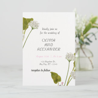 Elegant Wedding Design Invitation