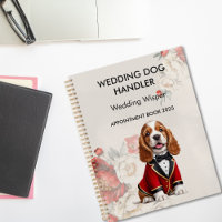 Elegant Wedding Dog Handler Trainer with a QR code