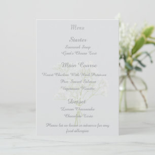 Elegant Wedding Dress and Veil Details Page Invitation