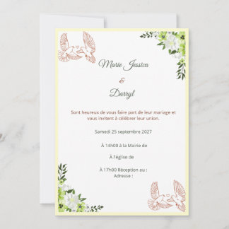 Elegant Wedding Invitation