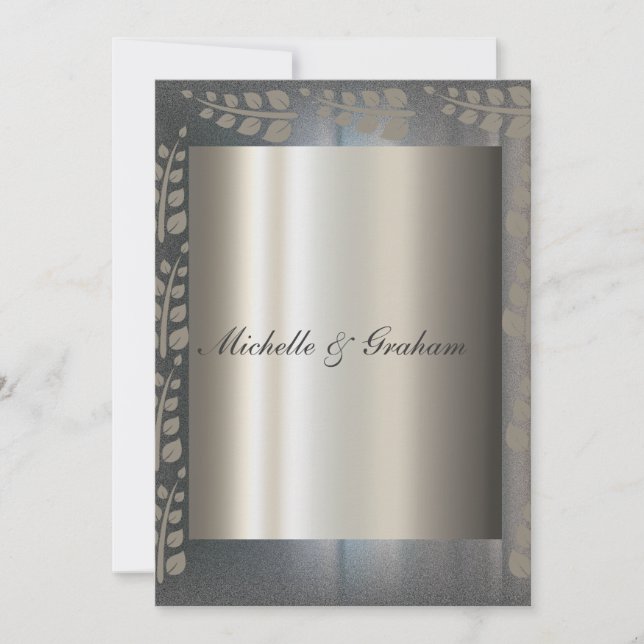 Elegant  Wedding Invitation (Front)