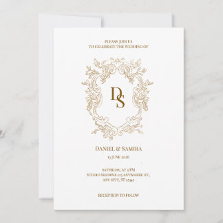 Elegant Wedding Invitation
