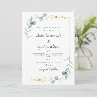 Elegant Wedding Invitation