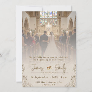 Elegant Wedding Invitation   Customizable Template