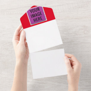 Elegant Wedding Invitations   All-In-One & Envelop