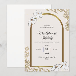 Elegant Wedding Invitations Minimalist Designs