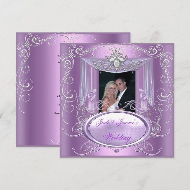 Elegant Wedding Invites (Front/Back)