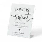 Elegant Wedding Love Is Sweet Treat Table