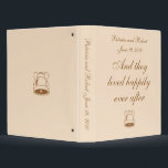 Elegant Wedding Memories Binder<br><div class="desc">This matches the Elegant Wedding items under the Wedding Themes product line at Ladiebug.</div>