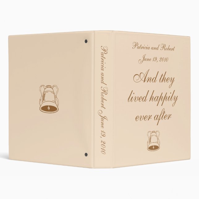 Elegant Wedding Memories Binder (Background)