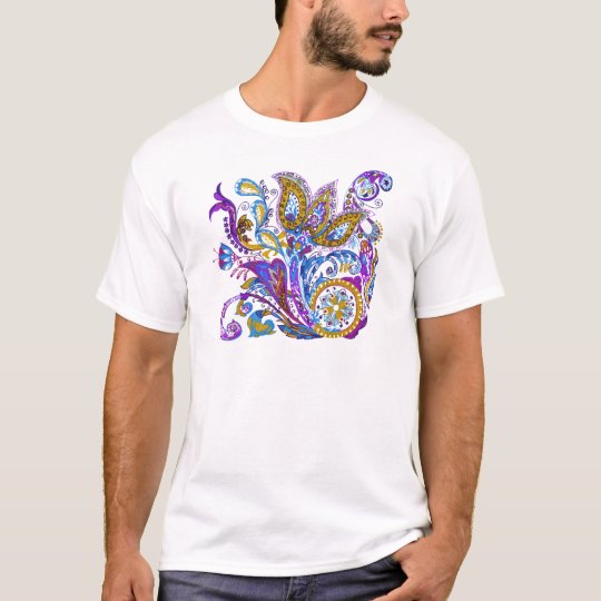 Elegant wedding ornament. Stylish paisley design T-Shirt