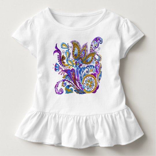 Elegant wedding ornament. Stylish paisley design Toddler T-shirt