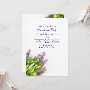 Elegant Wedding Party Invitation