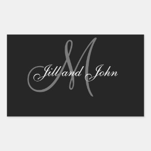 Elegant Wedding Personalized Wine Labels