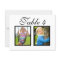 Elegant Wedding Photo Black White Table Number
