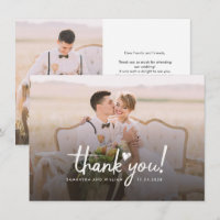 Elegant Wedding Photo Handwritten