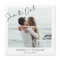 Elegant Wedding PHOTO Save the Date Magnetic Card