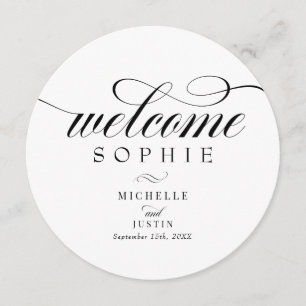 Elegant Wedding Place Cards   Menu