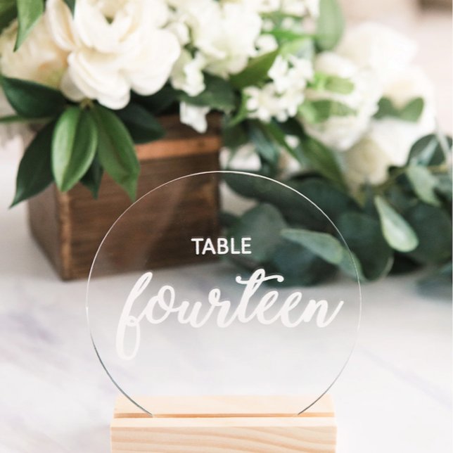Elegant Wedding Place Cards Window Cling (Creator Uploaded)