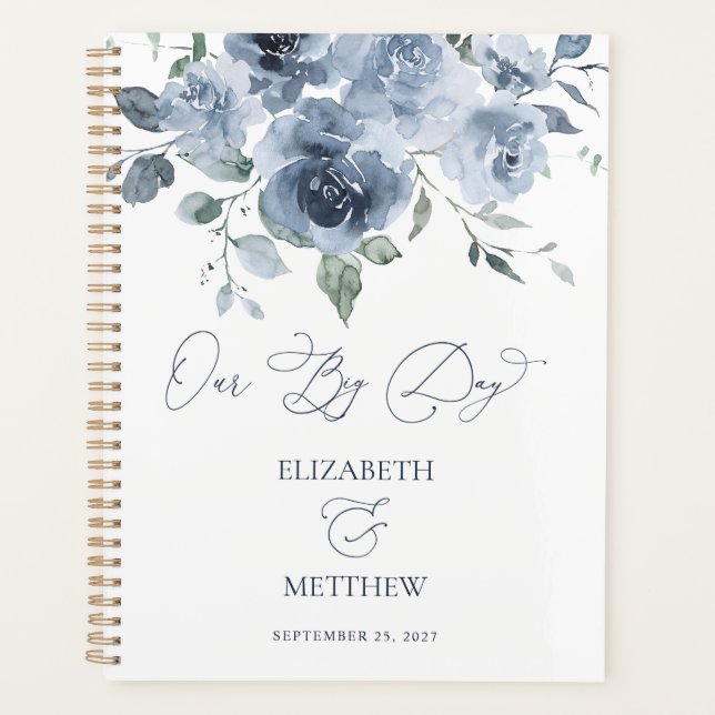 Elégant Wedding planner bleu bleu bleu bleu (Devant)