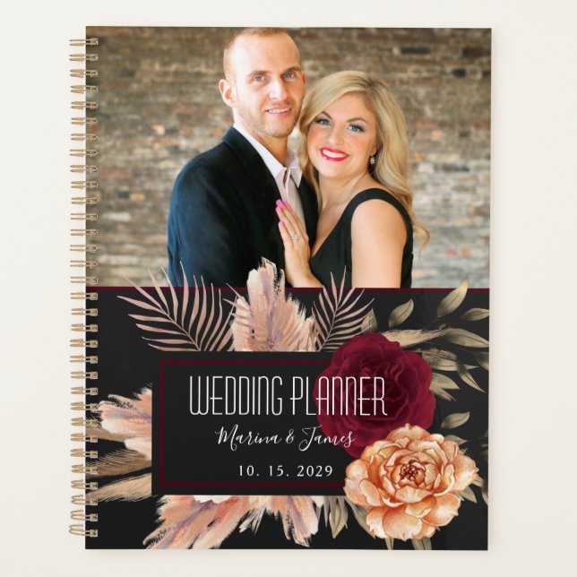 Élégant Wedding planner photo floral (Devant)