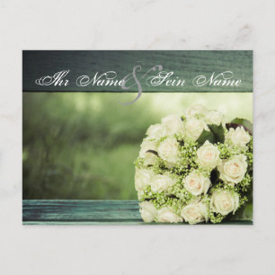 Elegant Wedding Postcard