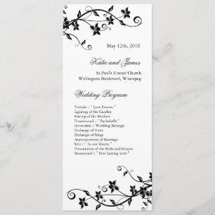 Elegant Wedding Programs