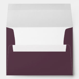Elegant Wedding Purple Chic Stationery Envelope