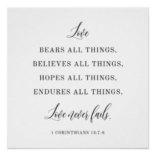 Elegant Wedding Quote Backdrop Banner  Poster