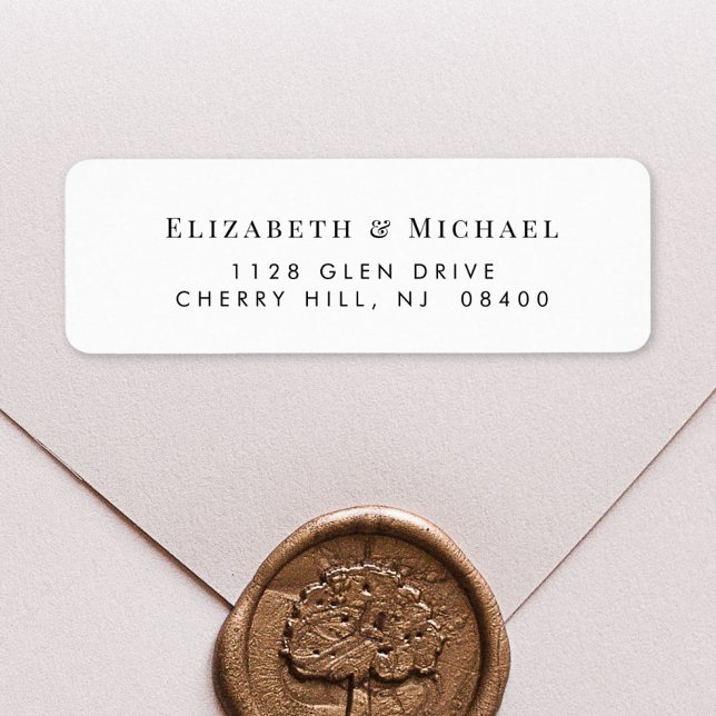 Elegant Wedding Return Address (Creator Uploaded)