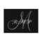 Elegant Wedding RSVP Card with Monogram