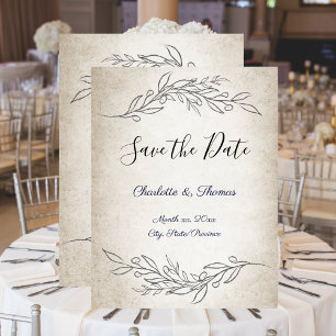 Elegant Wedding Save The Date