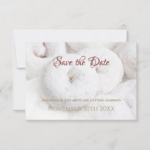 Elegant Wedding Save the Date  Ethereal Doughnuts