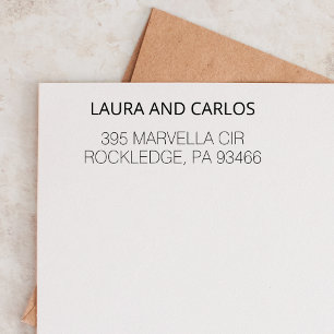 Elegant Wedding Save the date Housewarming Gift Self-inking Stamp