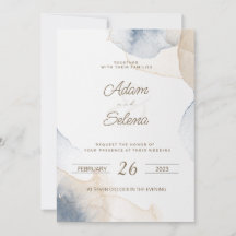 elegant wedding Save the date invitation