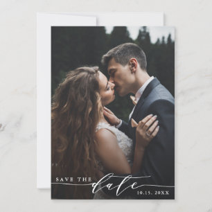 Elegant Wedding Save the Date Photo Card