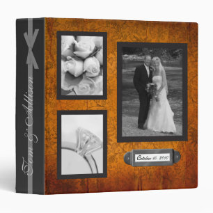 Elegant Wedding Scrapbook Binder