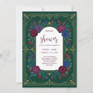 Elegant Wedding Shower Invitation Card